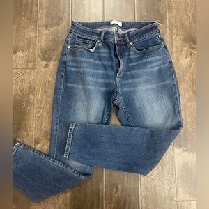 Skinny Curvy Blue Denim Jeans